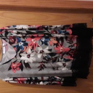 Susan Graver liquid Knit top.  Size large